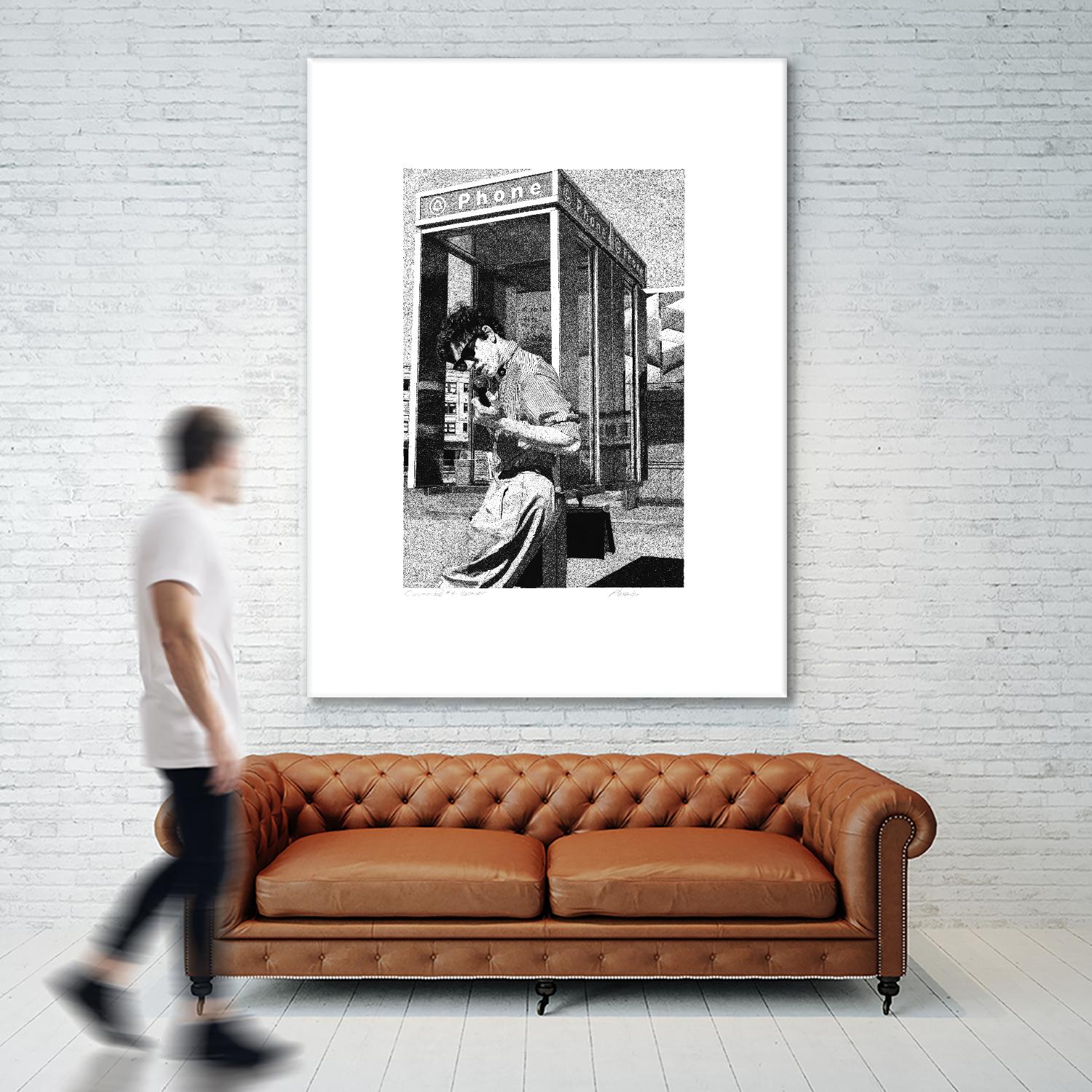 Receiver by Gill Alexander on GIANT ART - white men and women