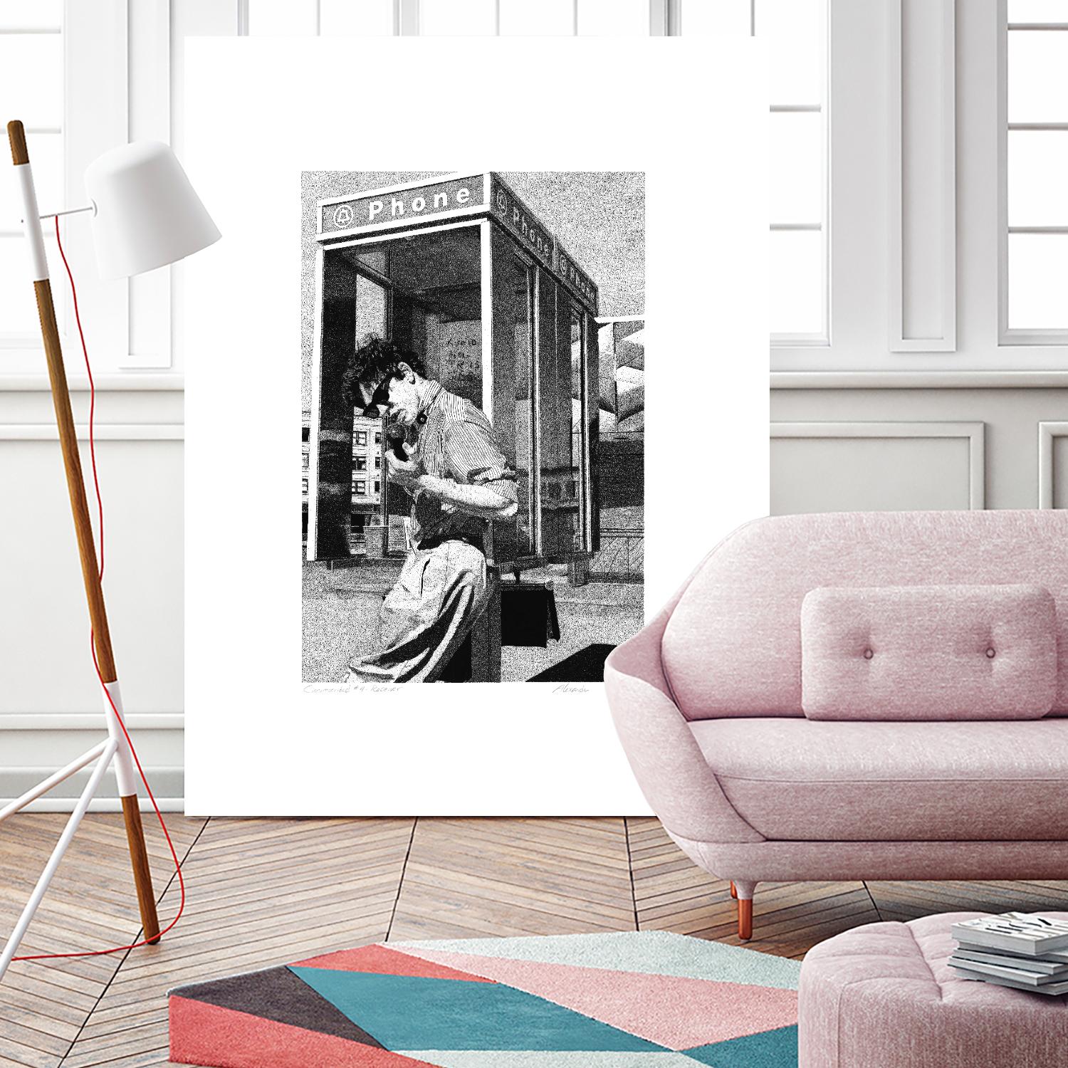 Receiver by Gill Alexander on GIANT ART - white men and women