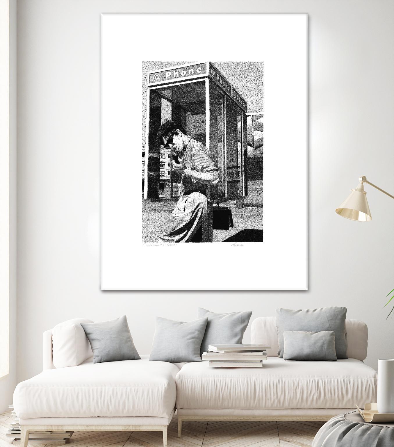 Receiver by Gill Alexander on GIANT ART - white men and women