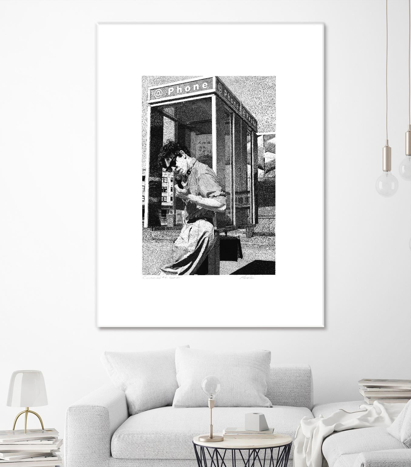 Receiver by Gill Alexander on GIANT ART - white men and women