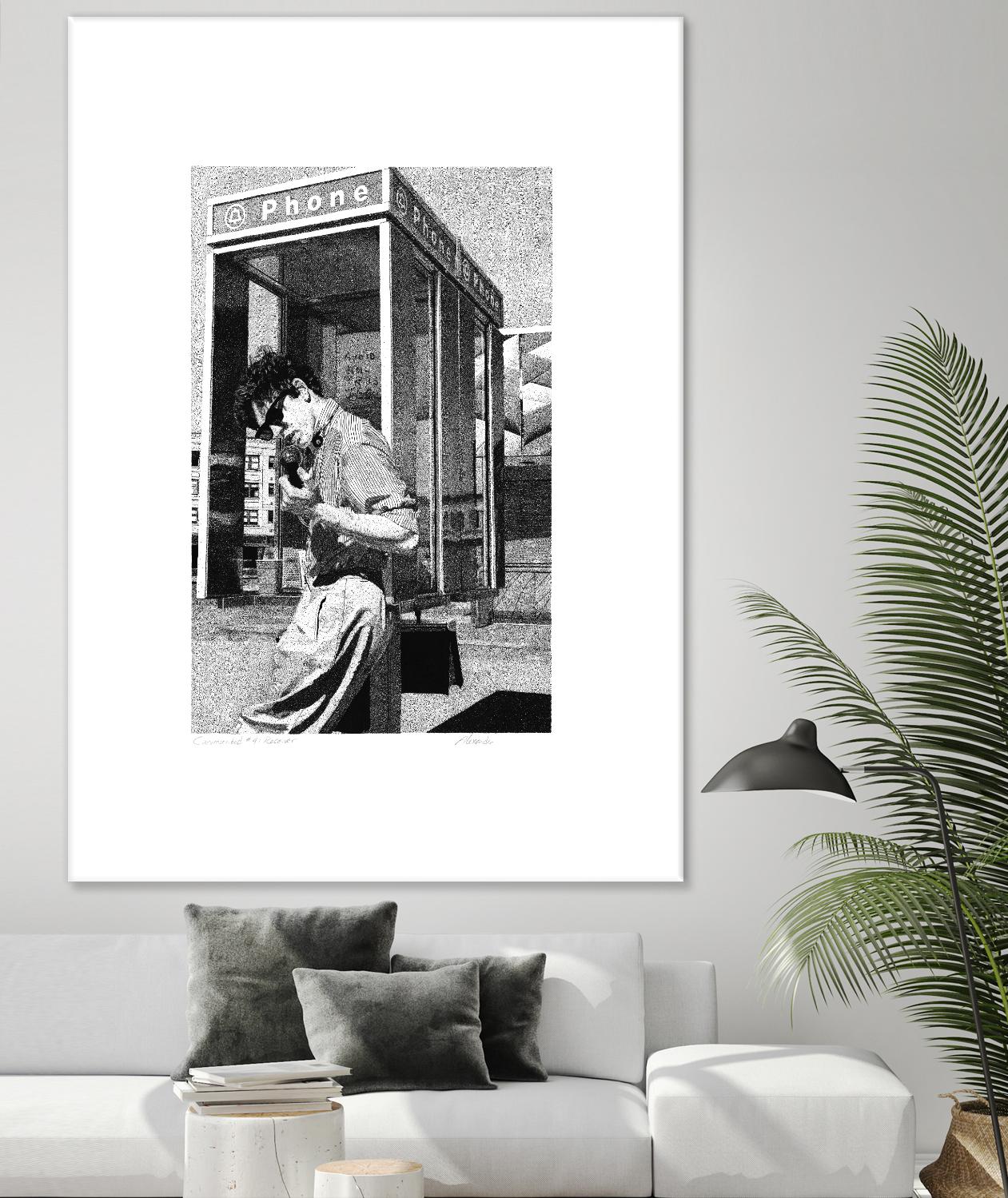 Receiver by Gill Alexander on GIANT ART - white men and women