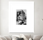 Receiver by Gill Alexander on GIANT ART - white black & white