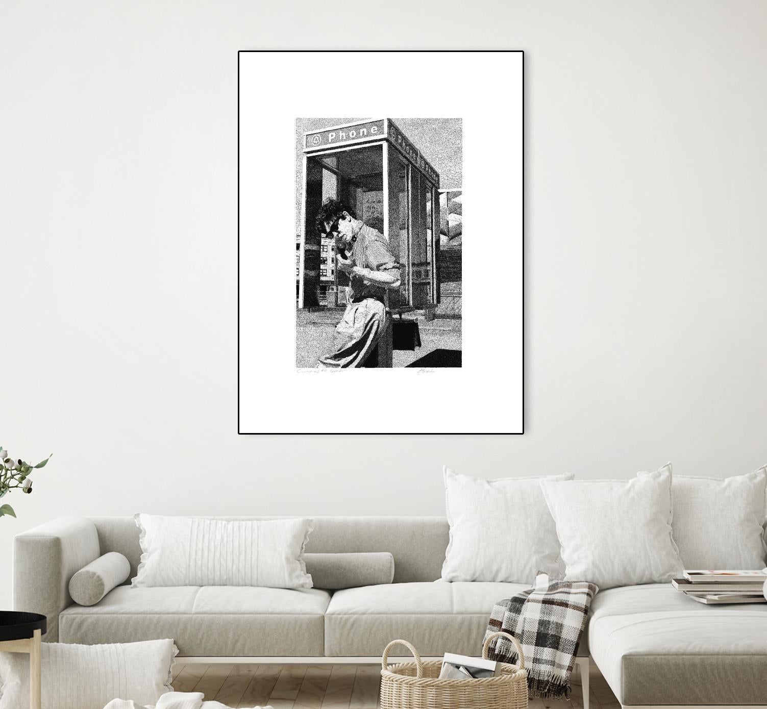 Receiver by Gill Alexander on GIANT ART - white men and women