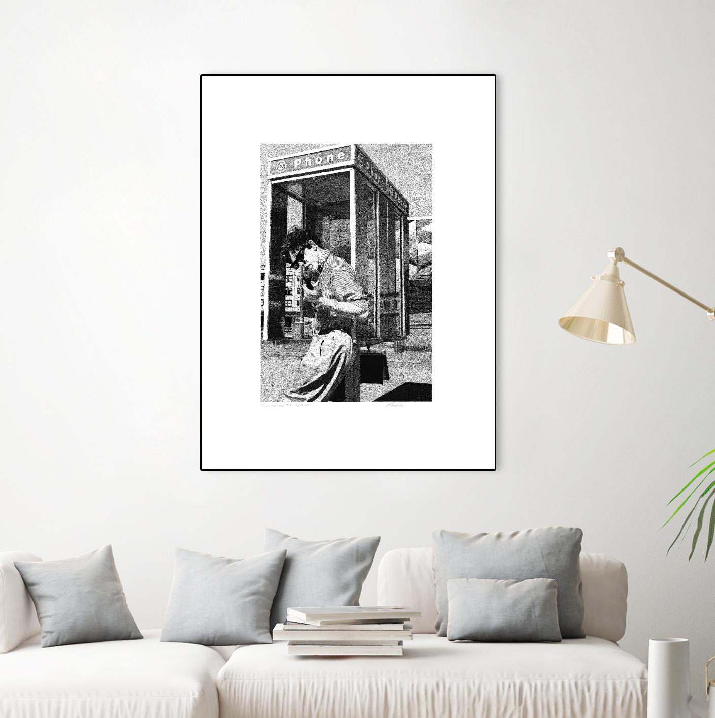 Receiver by Gill Alexander on GIANT ART - white men and women