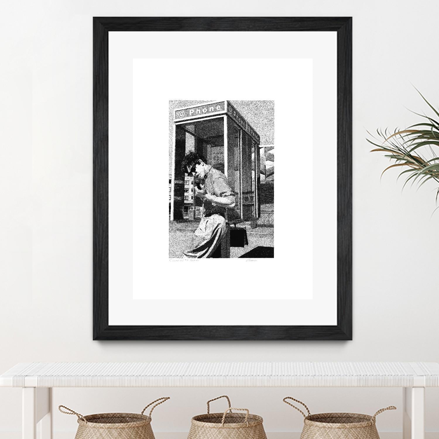 Receiver by Gill Alexander on GIANT ART - white black & white