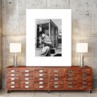 Receiver by Gill Alexander on GIANT ART - white black & white