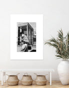 Receiver by Gill Alexander on GIANT ART - white black & white