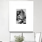 Receiver by Gill Alexander on GIANT ART - white black & white