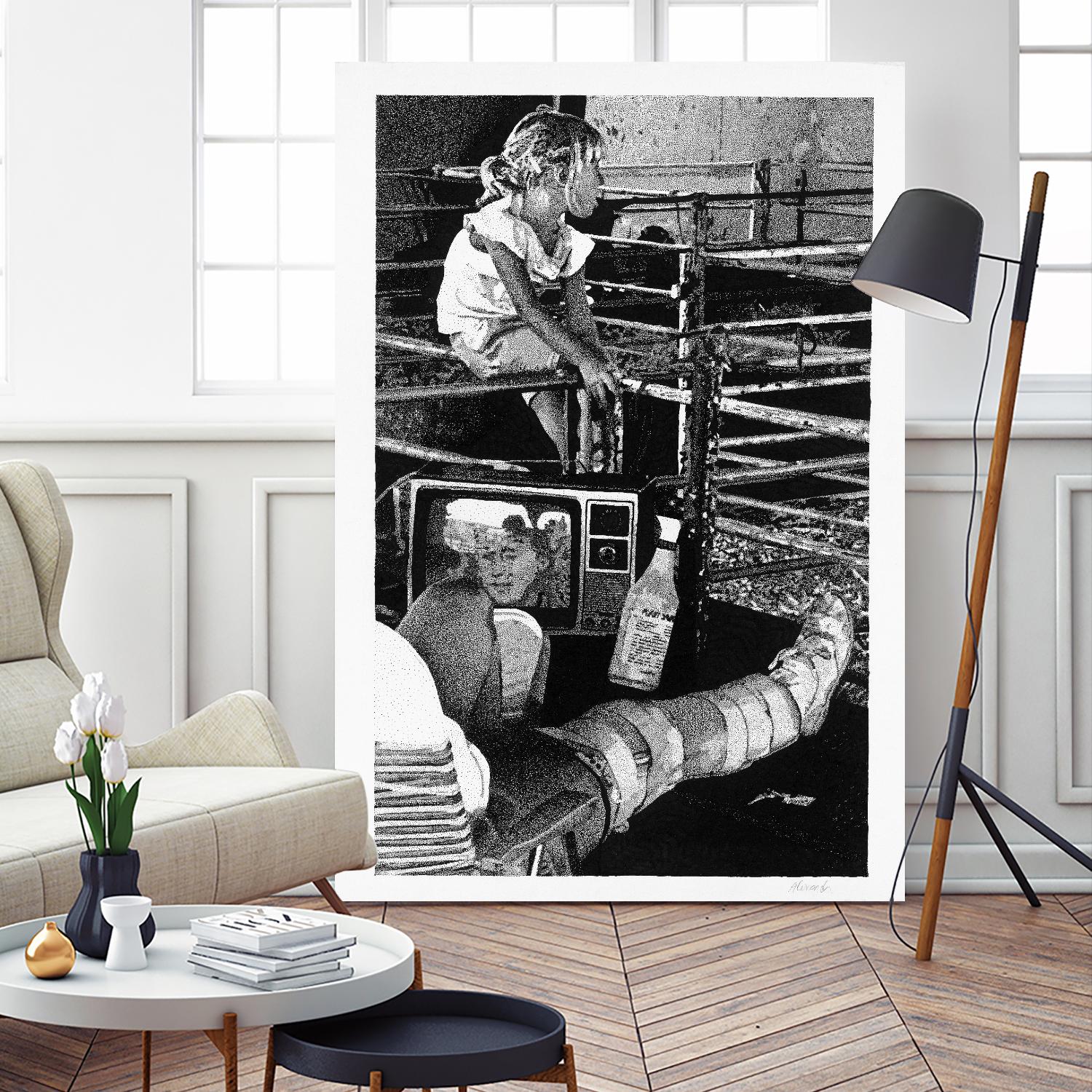 Cast by Gill Alexander on GIANT ART - white men and women