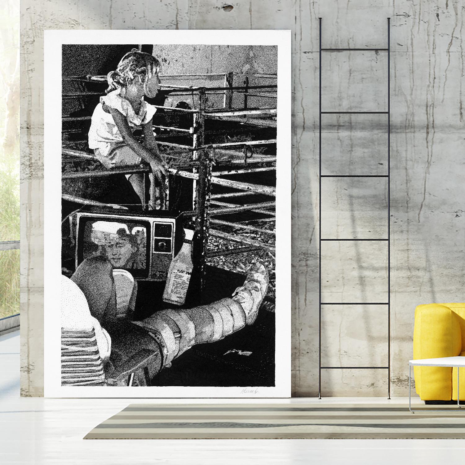 Cast by Gill Alexander on GIANT ART - white men and women