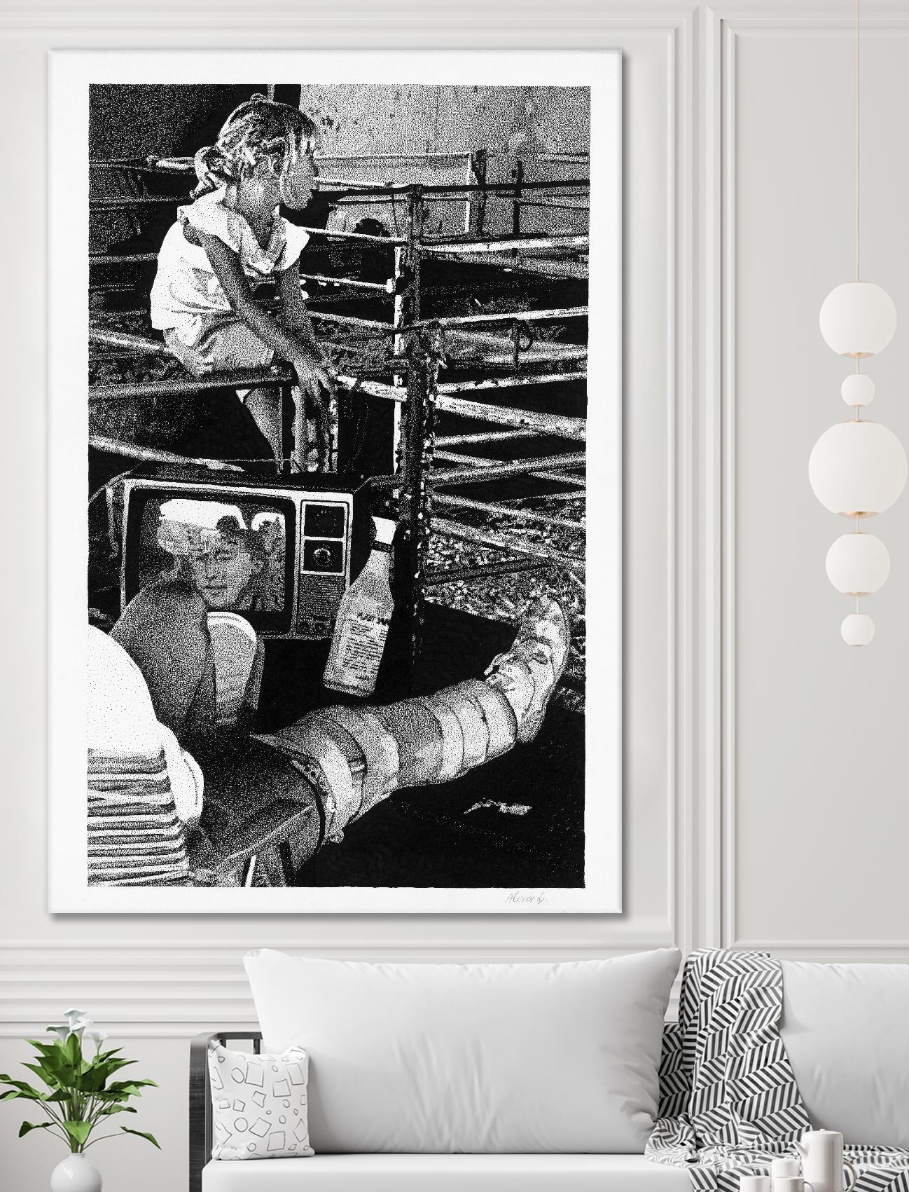 Cast by Gill Alexander on GIANT ART - white men and women