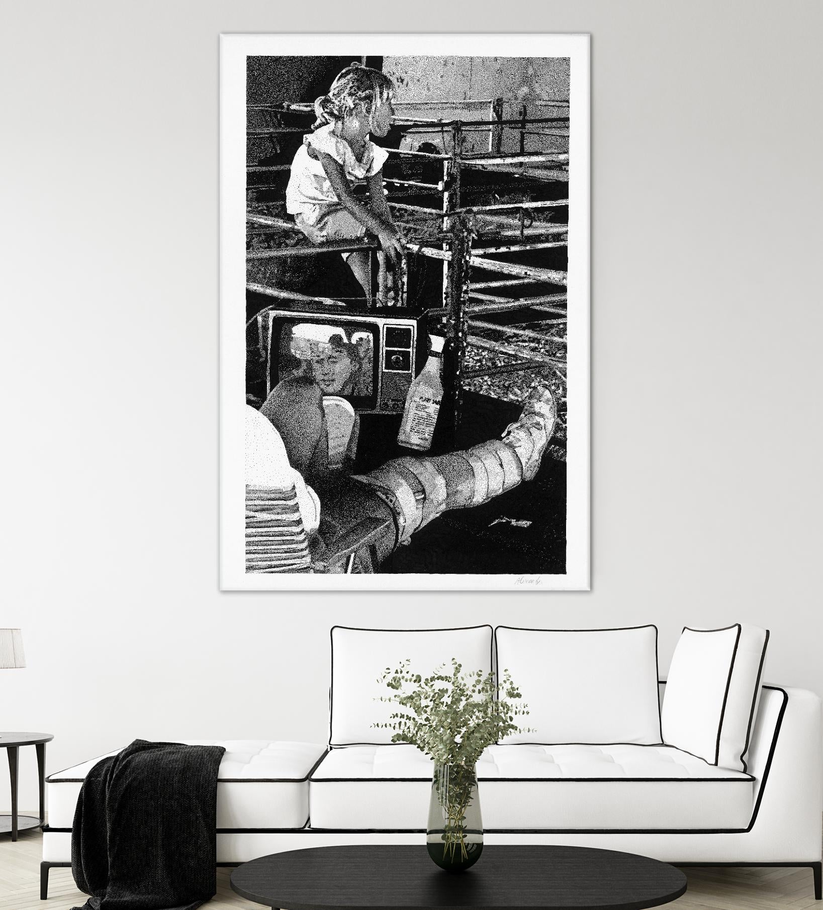 Cast by Gill Alexander on GIANT ART - white men and women