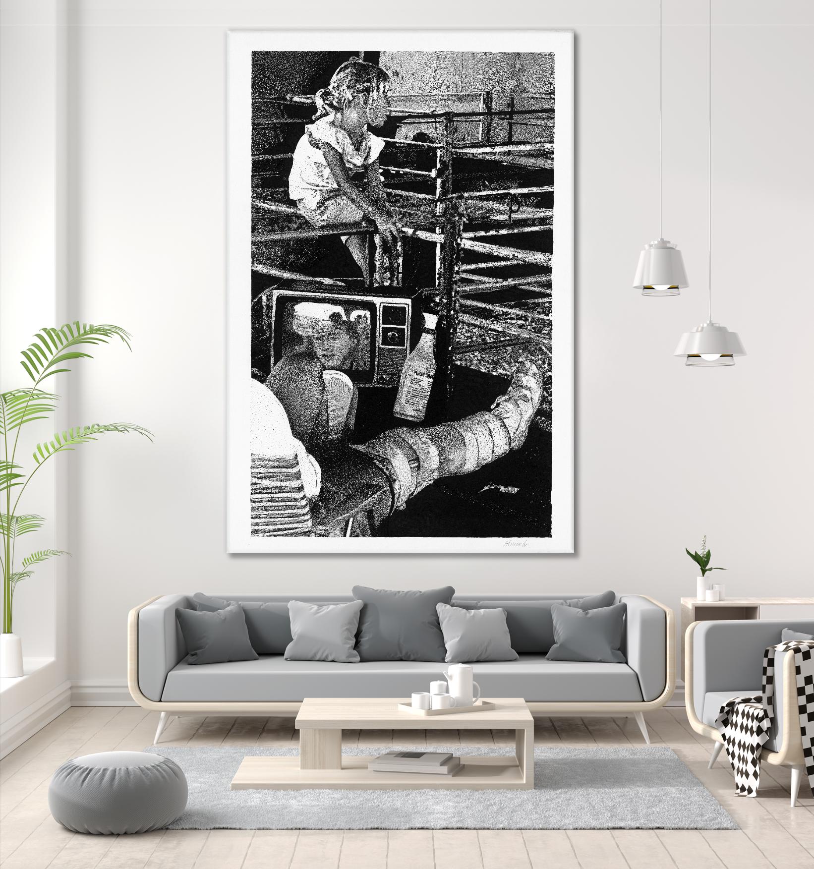 Cast by Gill Alexander on GIANT ART - white men and women