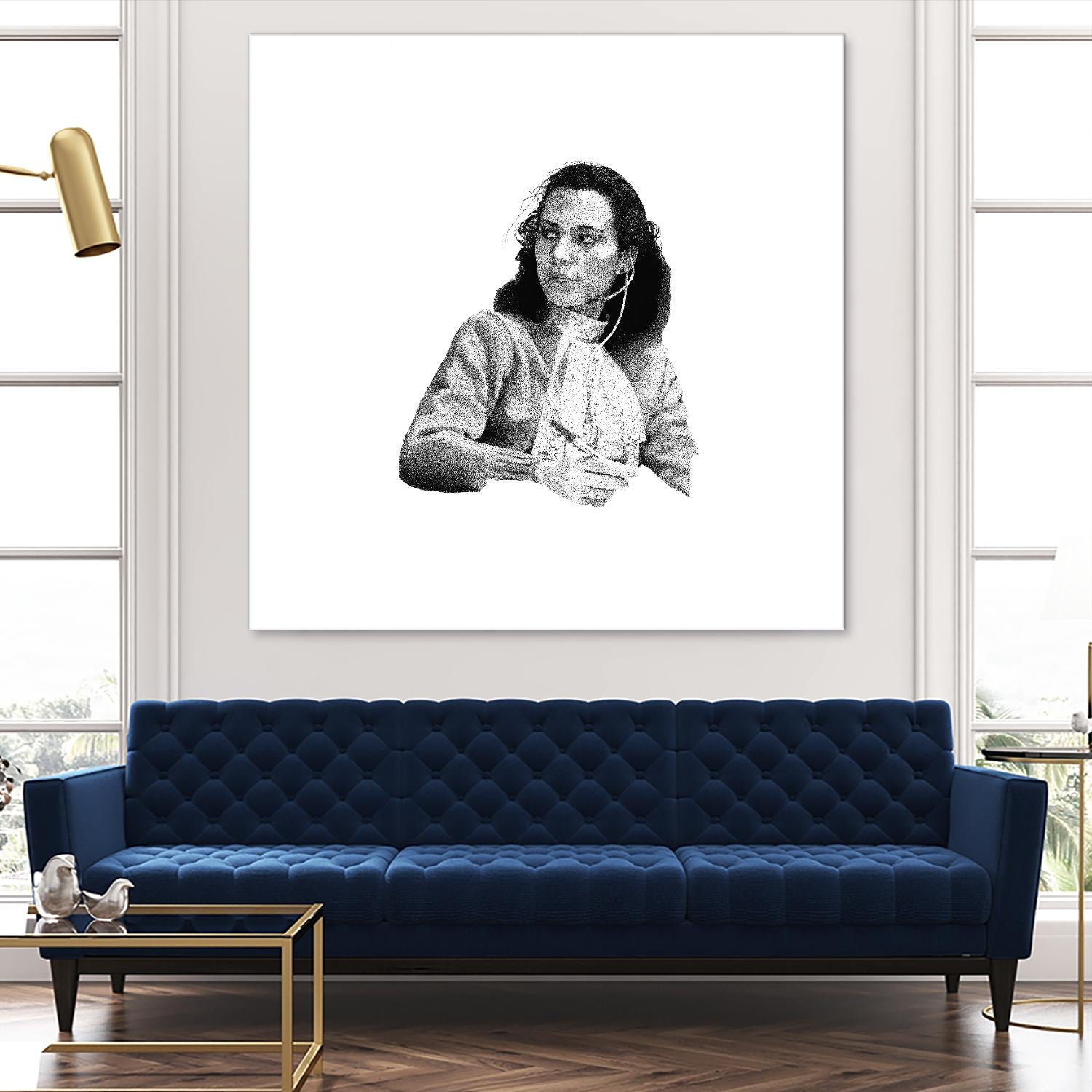 Reception by Gill Alexander on GIANT ART - white men and women