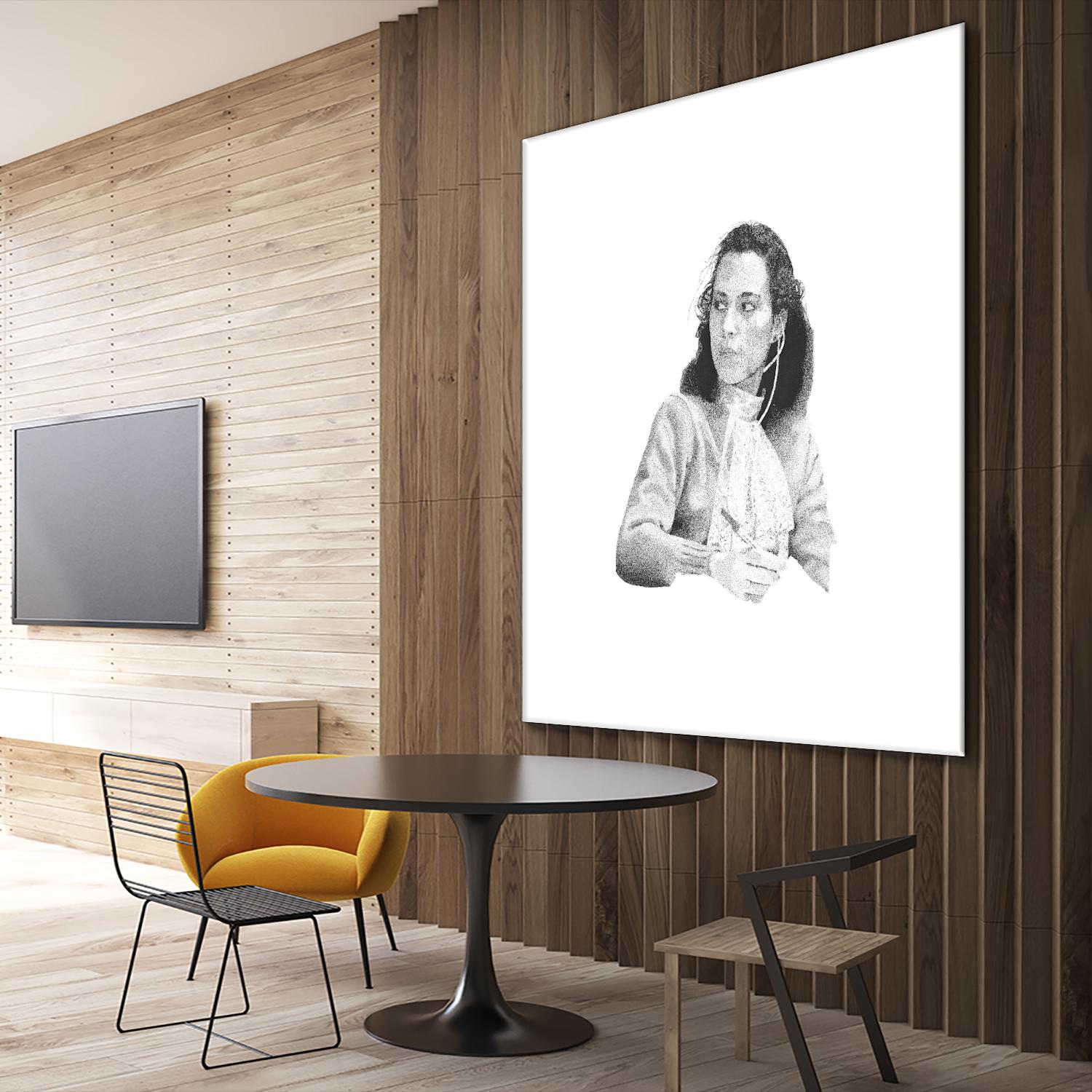 Reception by Gill Alexander on GIANT ART - white men and women