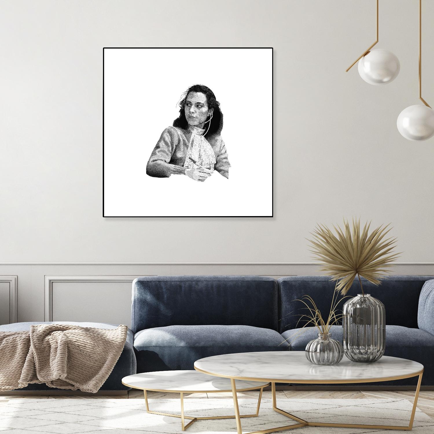 Reception by Gill Alexander on GIANT ART - white men and women