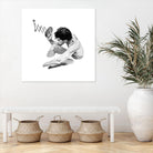 Rejection by Gill Alexander on GIANT ART - white black & white