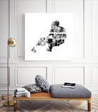 Contact by Gill Alexander on GIANT ART - white black & white homme