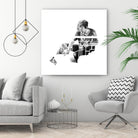 Contact by Gill Alexander on GIANT ART - white black & white homme