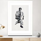 Periwinkle by Gill Alexander on GIANT ART - white black & white homme