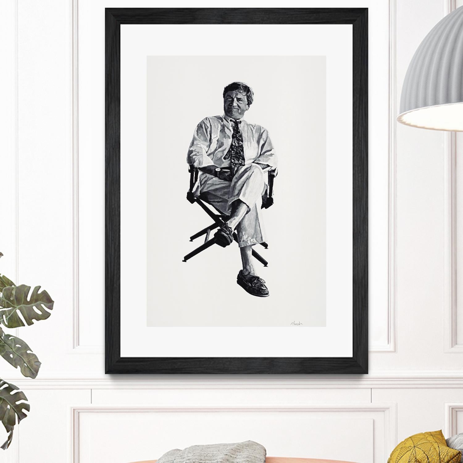 Periwinkle by Gill Alexander on GIANT ART - white black & white homme