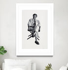 Periwinkle by Gill Alexander on GIANT ART - white black & white homme