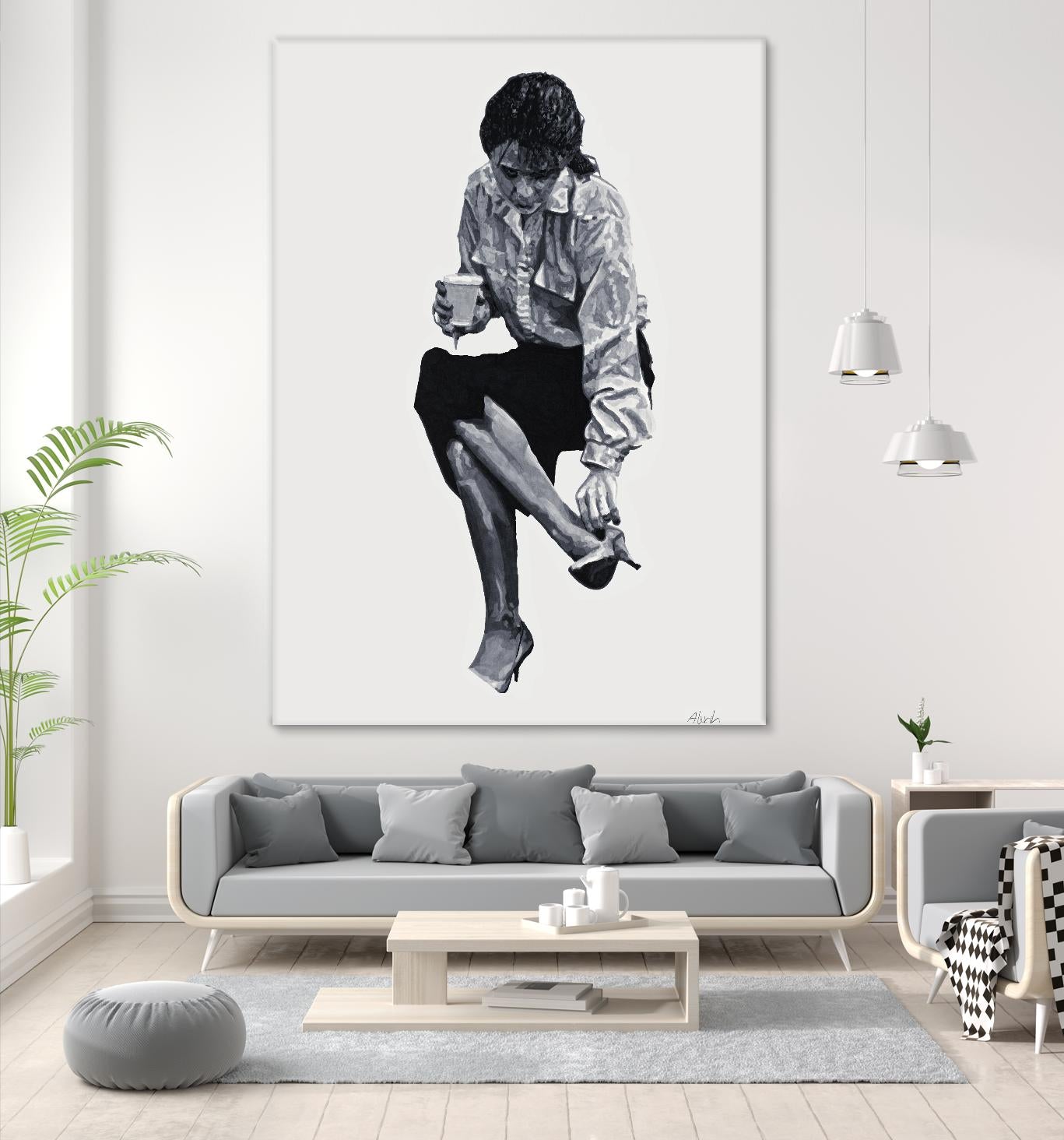 Annie by Gill Alexander on GIANT ART - white men and women