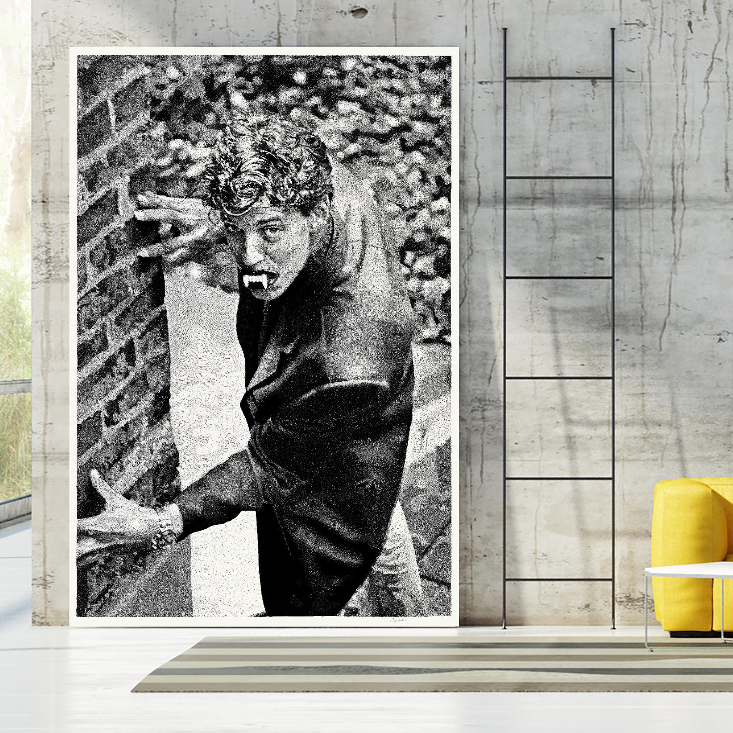 Halloween by Gill Alexander on GIANT ART - white men and women