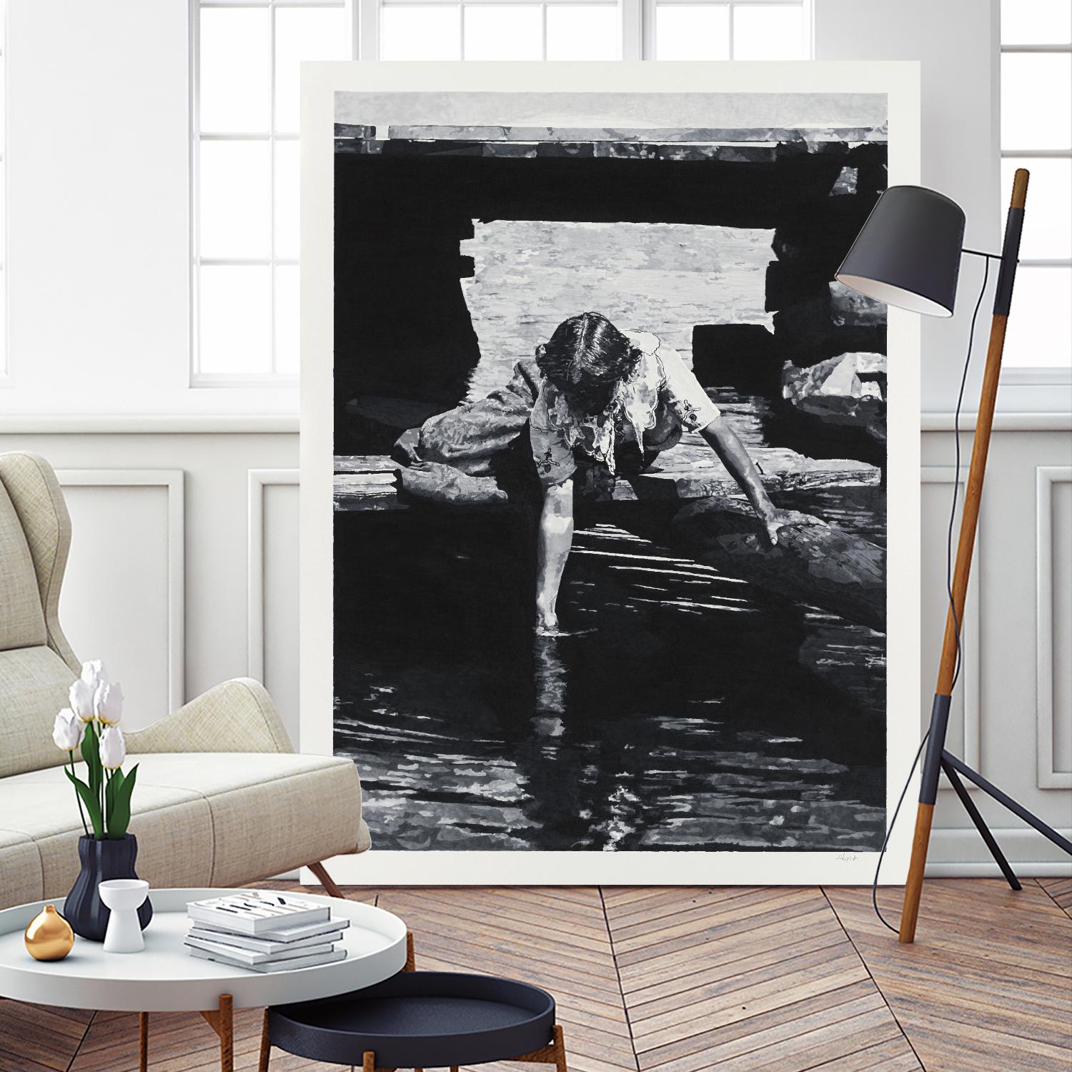 Helen 1914 Pastiche by Gill Alexander on GIANT ART - white men and women