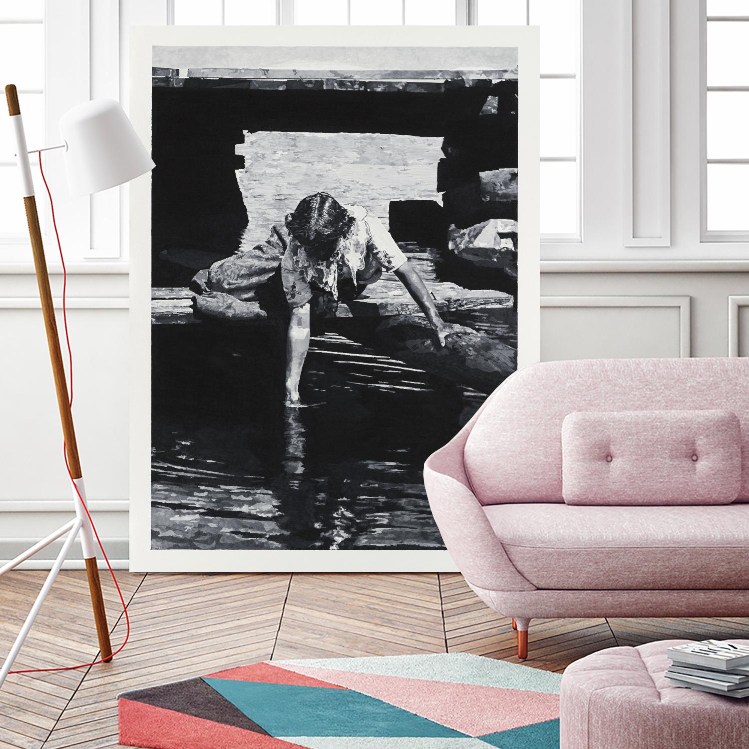 Helen 1914 Pastiche by Gill Alexander on GIANT ART - white men and women