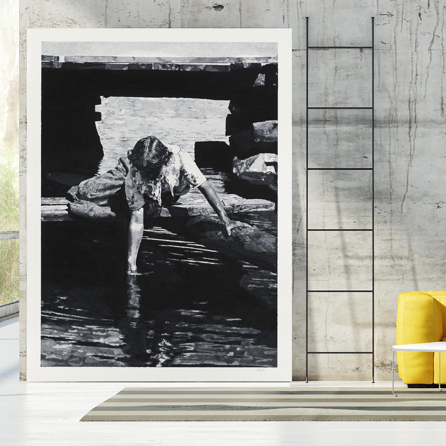 Helen 1914 Pastiche by Gill Alexander on GIANT ART - white men and women