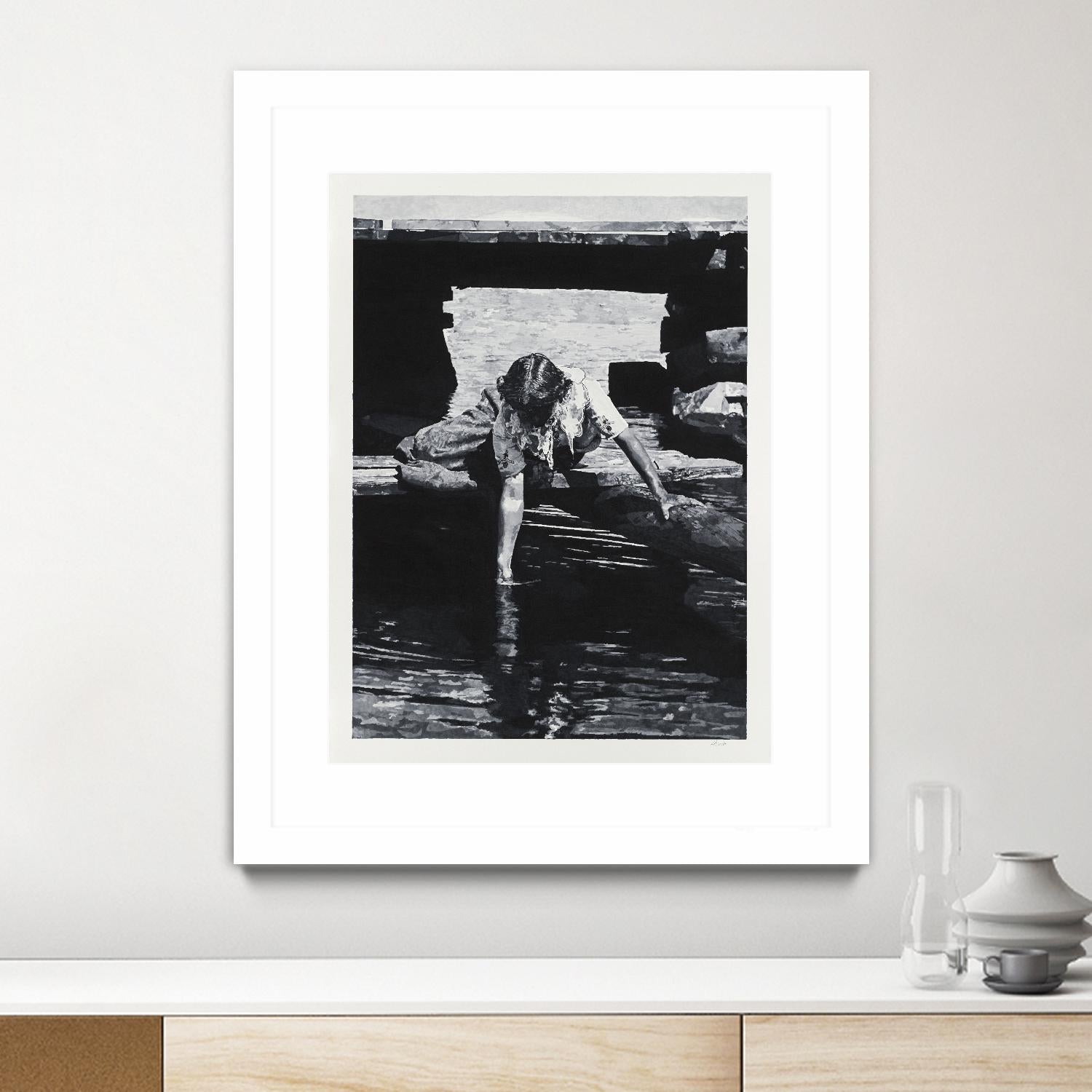 Helen 1914 Pastiche by Gill Alexander on GIANT ART - white black & white eau