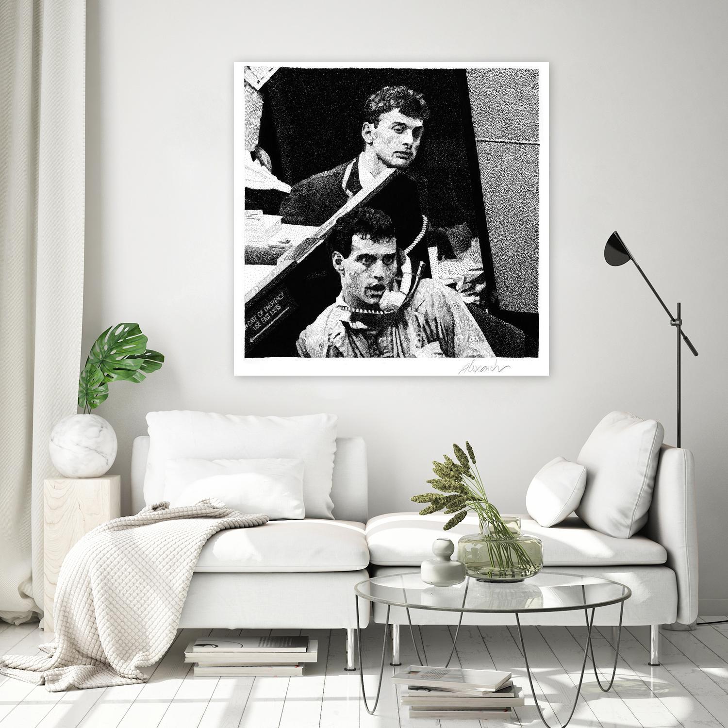 In case of emergency by Gill Alexander on GIANT ART - white black & white bourse