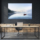 Le solitaire by Jocelyne Maucotel on GIANT ART - blue sea scene