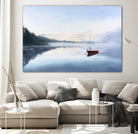 Le solitaire by Jocelyne Maucotel on GIANT ART - blue sea scene