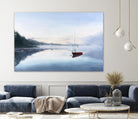 Le solitaire by Jocelyne Maucotel on GIANT ART - blue sea scene