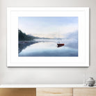 Le solitaire by Jocelyne Maucotel on GIANT ART - red costal tôt le matin