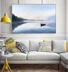 Le solitaire by Jocelyne Maucotel on GIANT ART - blue sea scene