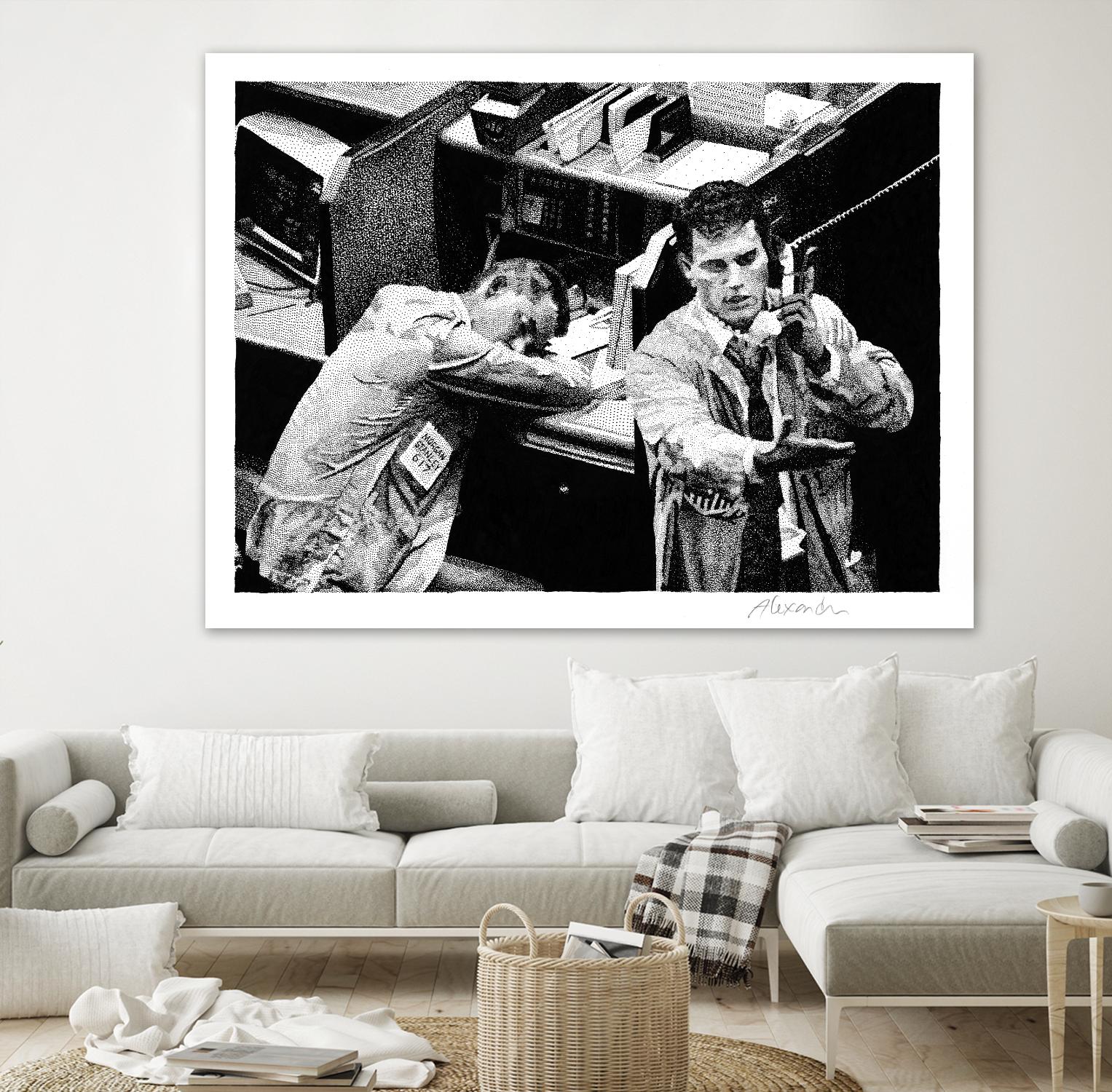 Morgan Stanley 617 by Gill Alexander on GIANT ART - white men and women