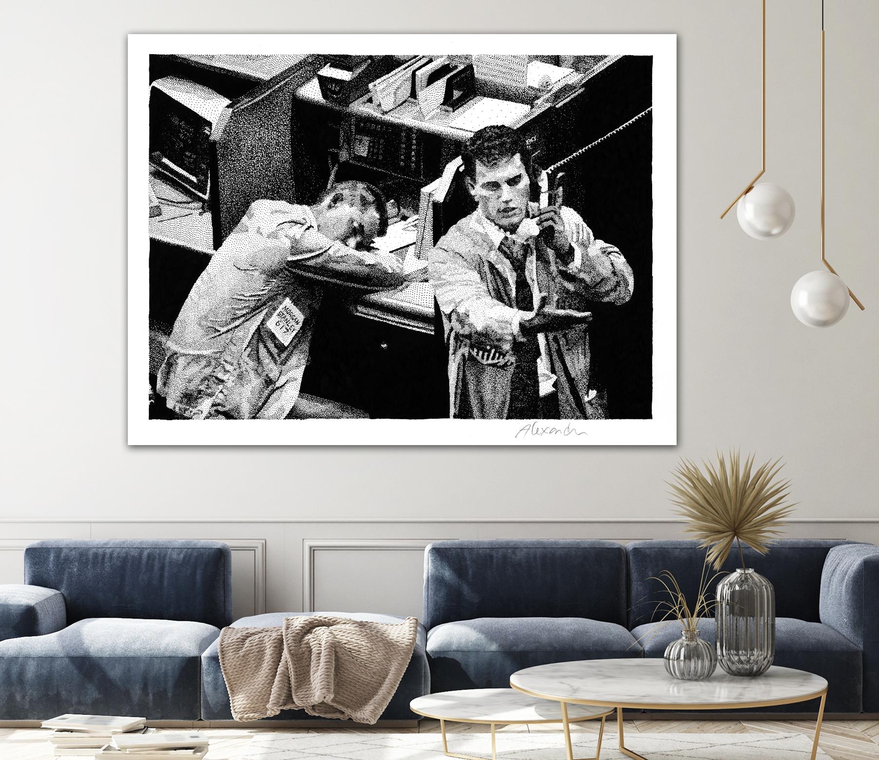 Morgan Stanley 617 by Gill Alexander on GIANT ART - white men and women