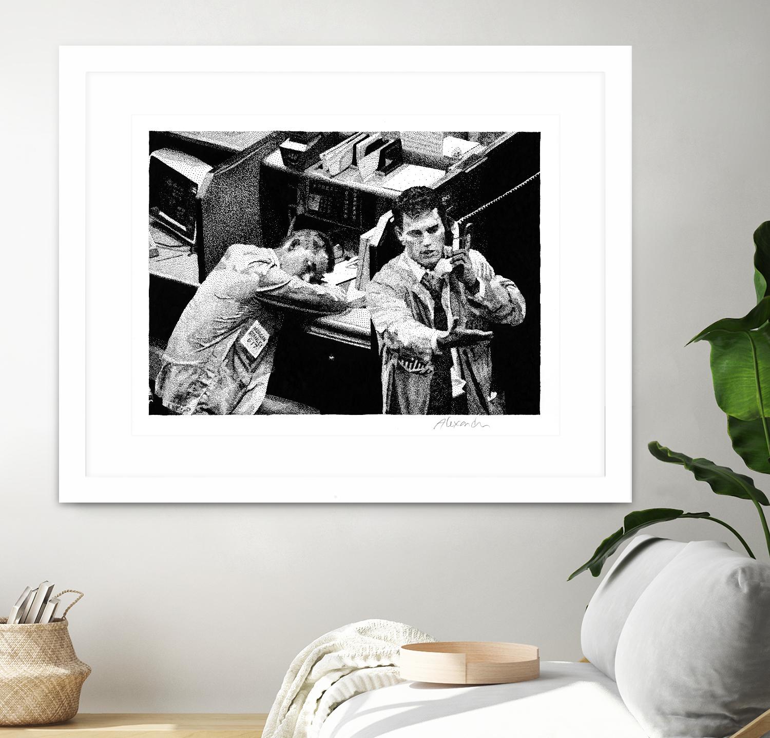 Morgan Stanley 617 by Gill Alexander on GIANT ART - white black & white wall street