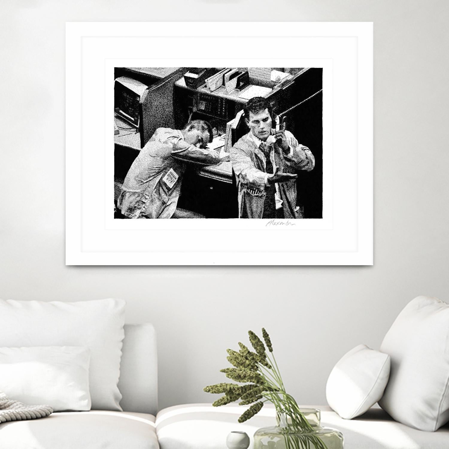 Morgan Stanley 617 by Gill Alexander on GIANT ART - white black & white wall street