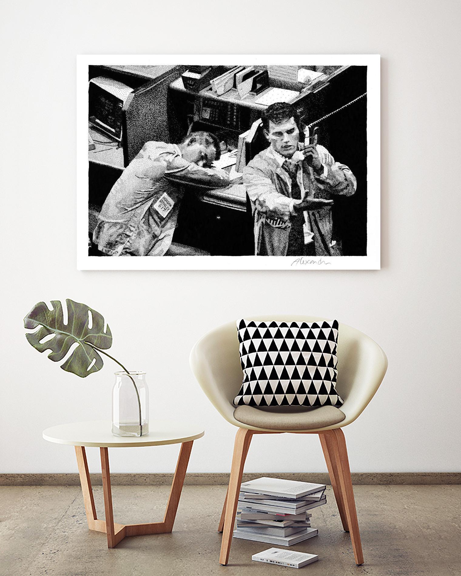 Morgan Stanley 617 by Gill Alexander on GIANT ART - white black & white wall street