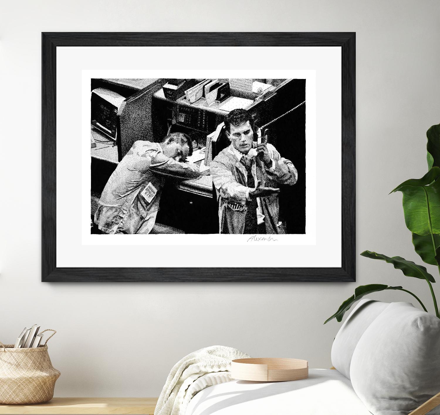 Morgan Stanley 617 by Gill Alexander on GIANT ART - white black & white wall street