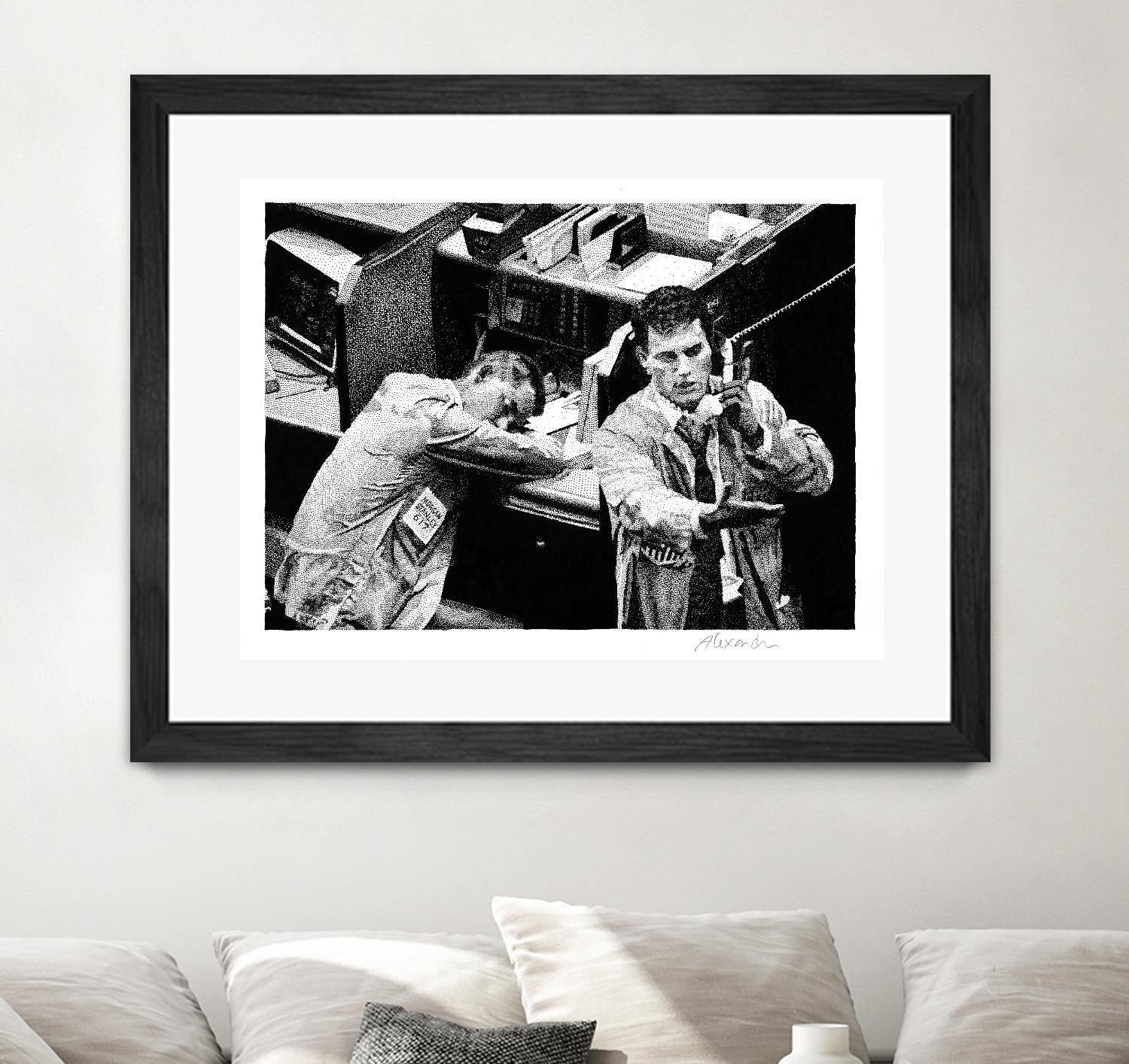 Morgan Stanley 617 by Gill Alexander on GIANT ART - white black & white wall street