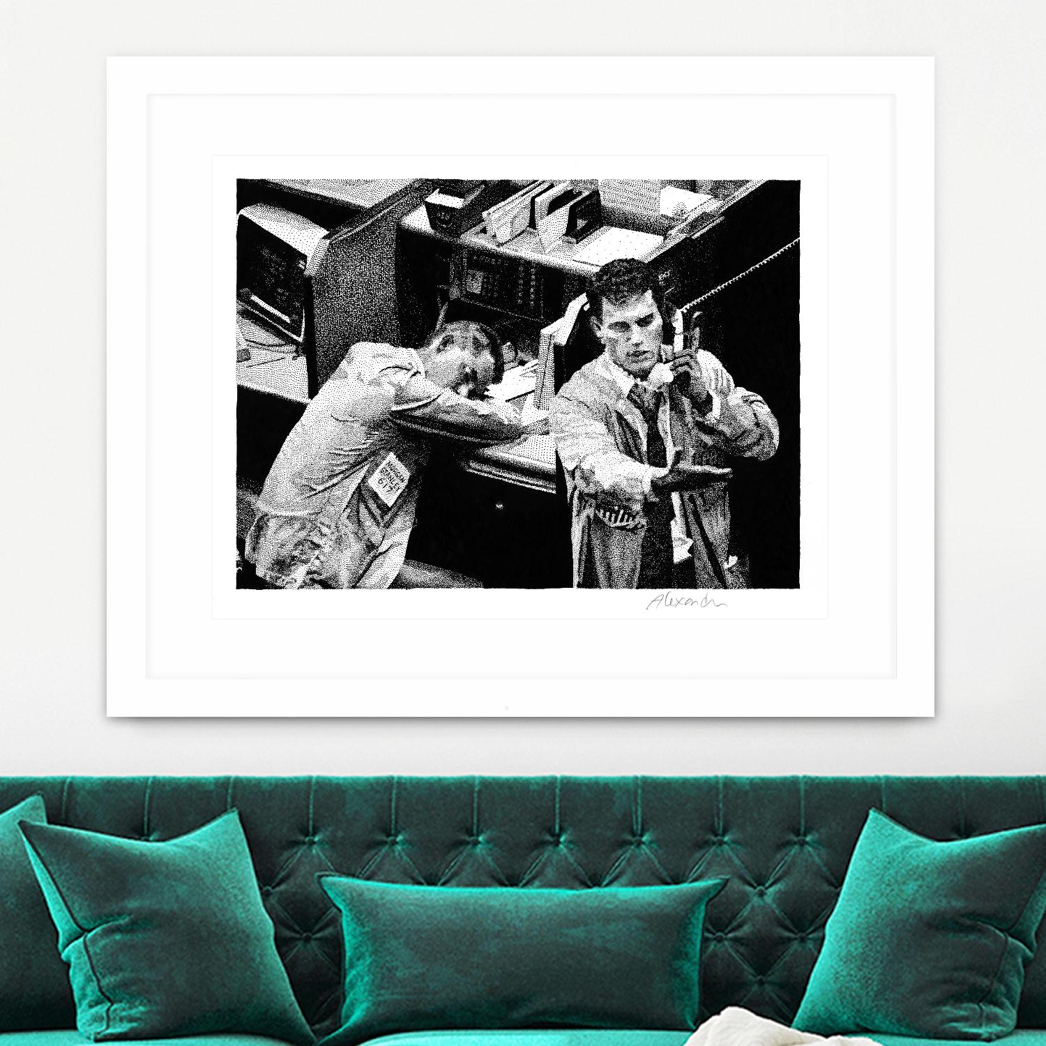 Morgan Stanley 617 by Gill Alexander on GIANT ART - white black & white wall street