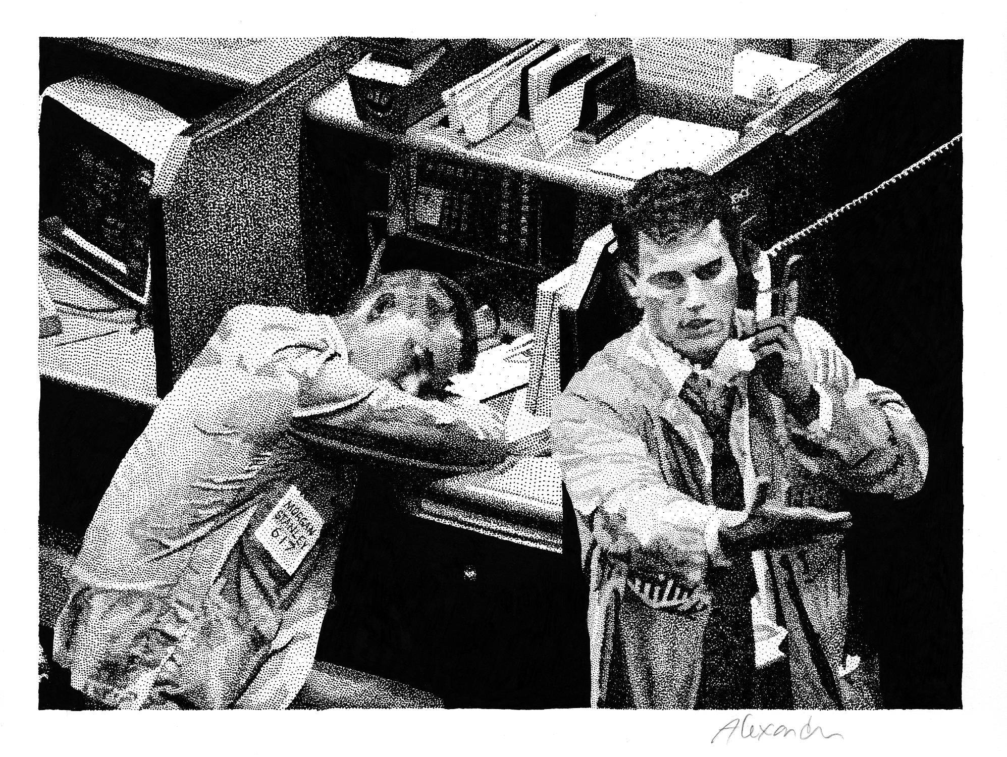 Morgan Stanley 617 by Gill Alexander on GIANT ART - white men and women