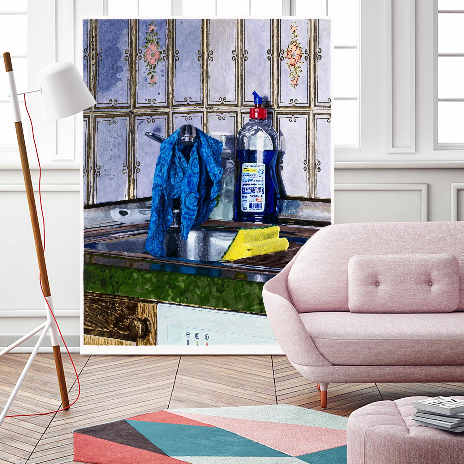 Morning Morlenbach by Gill Alexander on GIANT ART - yellow men and women