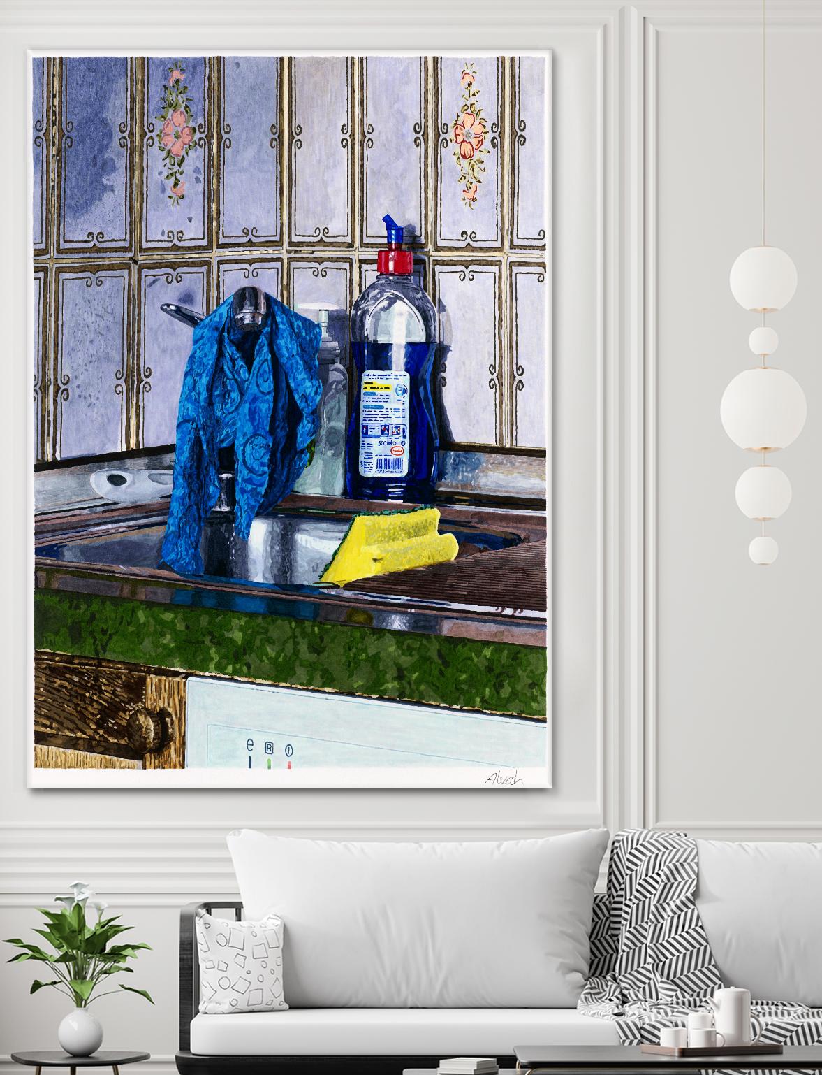 Morning Morlenbach by Gill Alexander on GIANT ART - yellow men and women