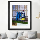 Morning Morlenbach by Gill Alexander on GIANT ART - blue figurative évier